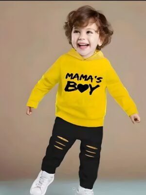 full sleeve mama's boy black and yellow