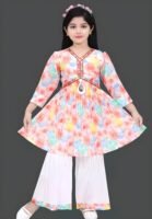 alia dress with plazo set